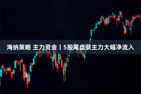 海纳策略 主力资金丨5股尾盘获主力大幅净流入