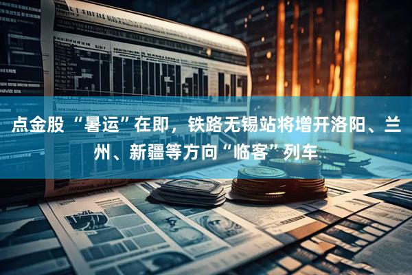 点金股 “暑运”在即，铁路无锡站将增开洛阳、兰州、新疆等方向“临客”列车